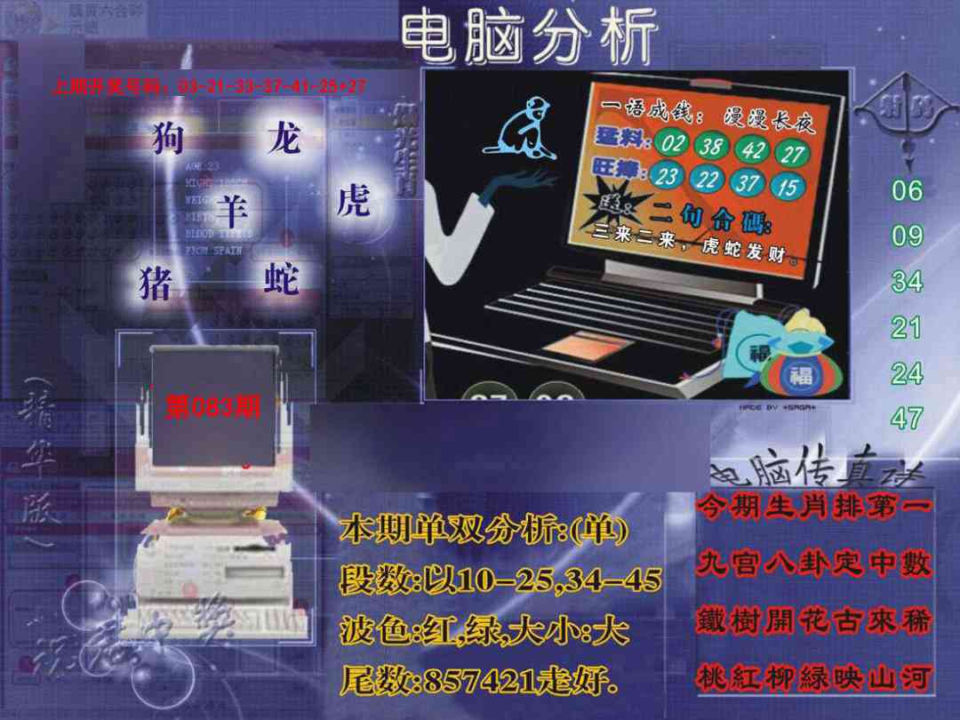 083期正版电脑分析贴士報[图]